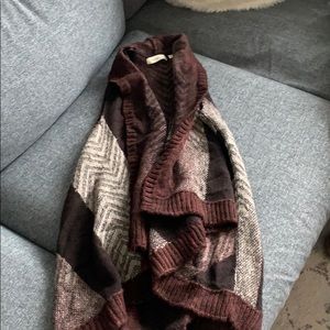 Open Cardigan Sweater Vest